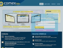 Tablet Screenshot of comexlabs.com.br